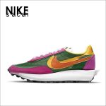 【Nike LD Waffle x sacai 1.0 “Pine Green”】聯名鞋子｜休閒運動鞋 透氣跑步鞋
