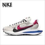 【Nike Sacai Vapor Waffle “Royal Fuchsia”】雙鉤鞋子｜復古 透氣運動鞋 白紅藍色
