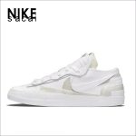 【Nike x Sacai Blazer Low “White Patent Leather”】撒開鞋子｜耐磨防滑運動鞋 低幫板鞋