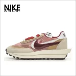 【Nike Waffle sacai薩凱鞋子】雙鉤鞋｜解構設計 變形三層華夫底 休閒慢跑鞋